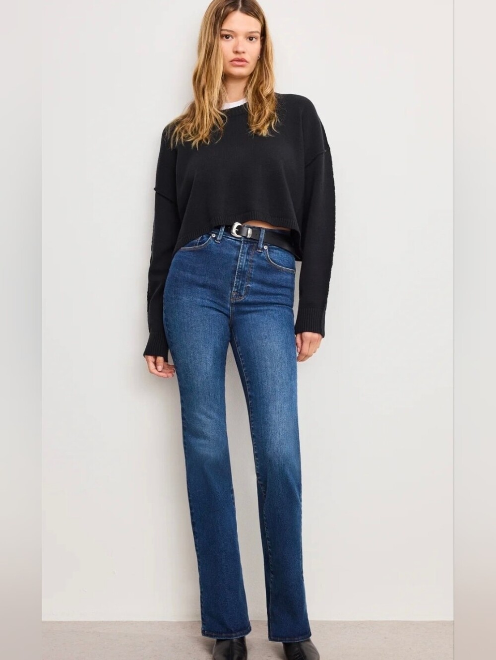 Good American always fits good classic bootcut jeans 20-26